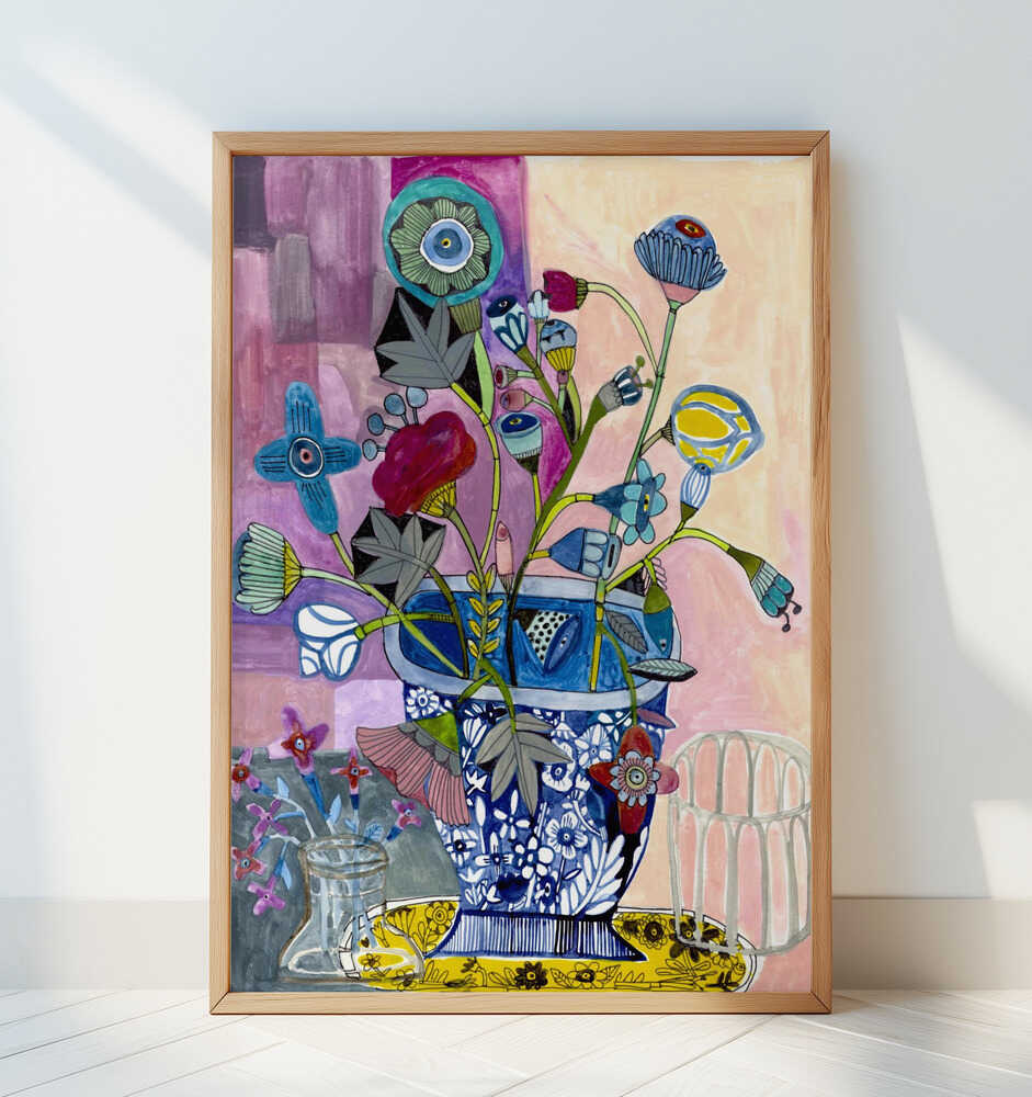 50 Shades of Purple - Art Print by Sharon Nullmeyer