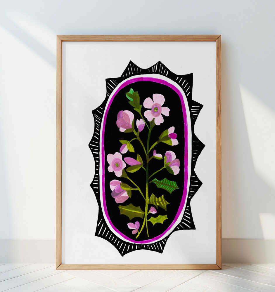 Oh Violet - Art Print by Sharon Nullmeyer