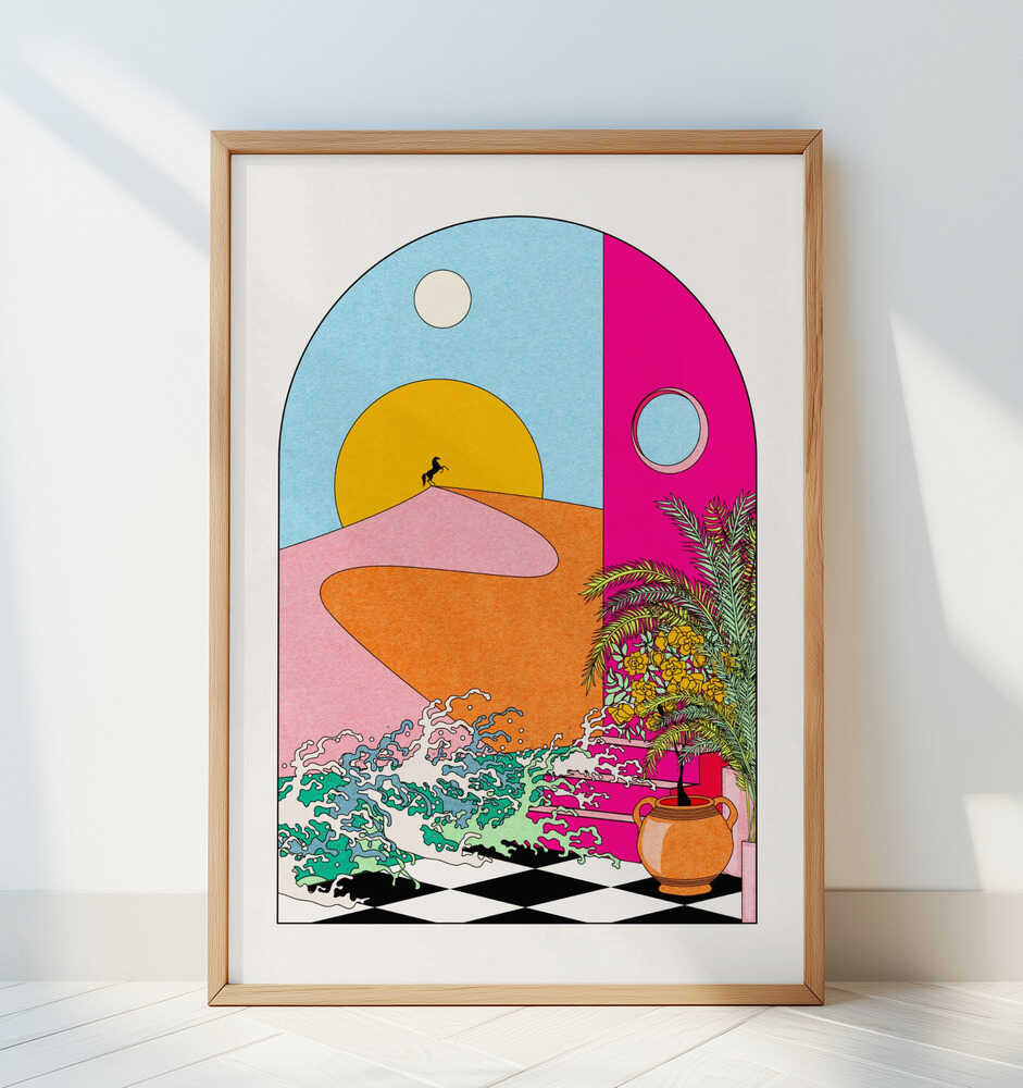 Brighter Days Ahead - Art Print by OMG Kitty