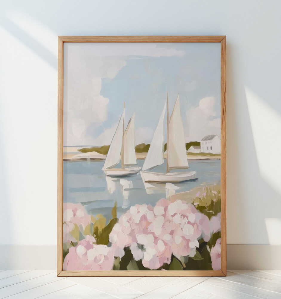 Nantucket Sails - Art Print by Kathrin Pienaar
