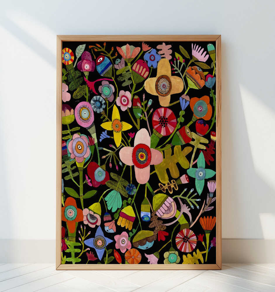 Floral Jungle - Art Print by Sharon Nullmeyer