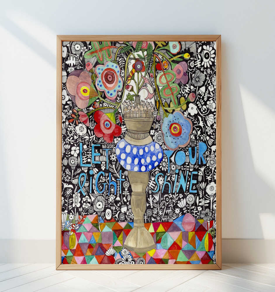 Let Your Light Shine - Art Print by Sharon Nullmeyer