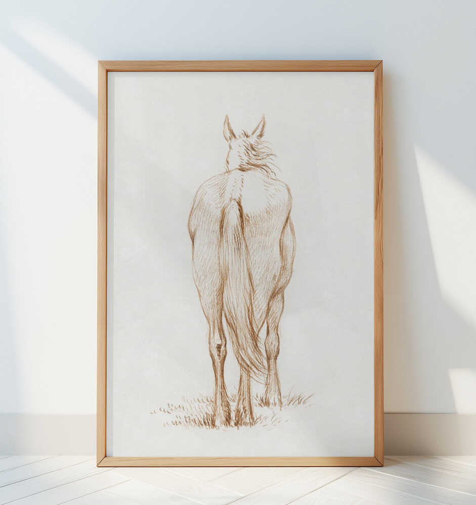 Standing Horse (1815) By Jean Bernard - Art Print by Jean Bernard