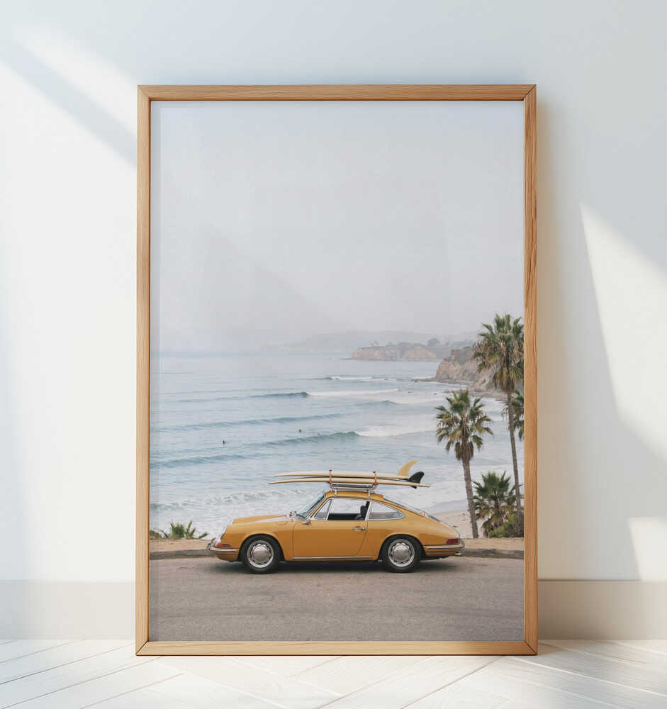 Porsche Coast - Art Print by Kathrin Pienaar