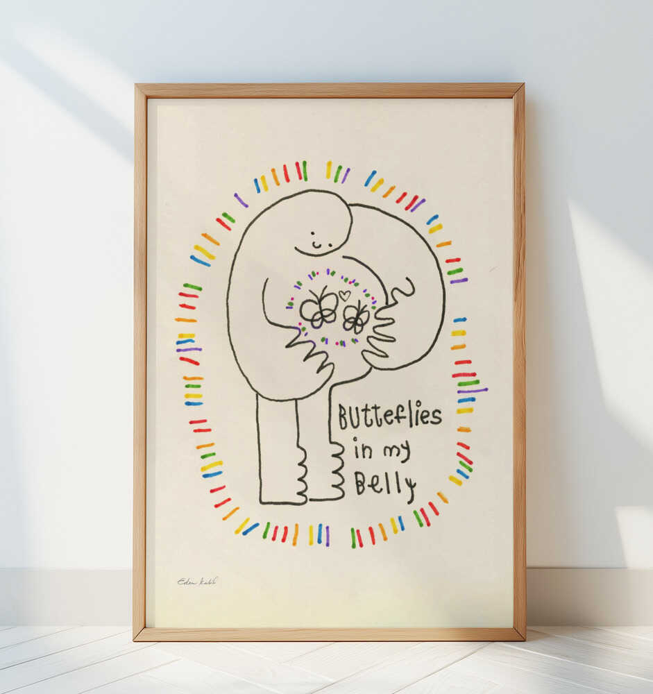 Butterflies - Art Print by EDEN KALIF