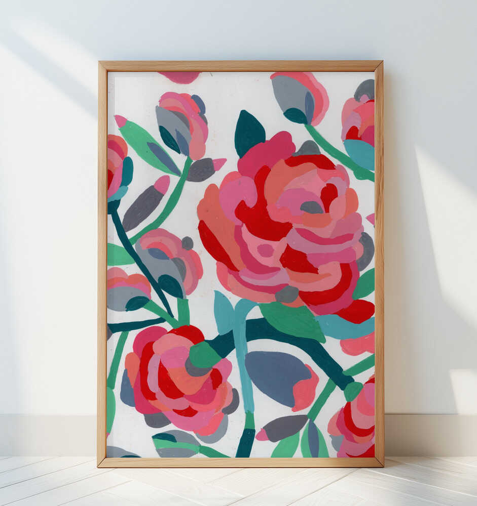 Roses - Art Print by Sharon Nullmeyer