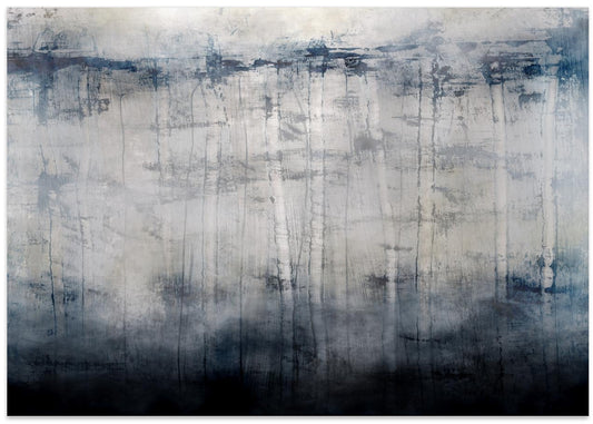 Birch Mist - Art Print by Dan Hobday