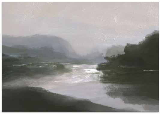 Tranquillitas - Art Print by Dan Hobday