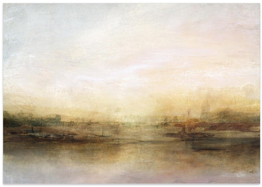 Evening River - Art Print by Dan Hobday