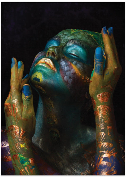 Fish and Oil - Art Print by Ivan Kovalev