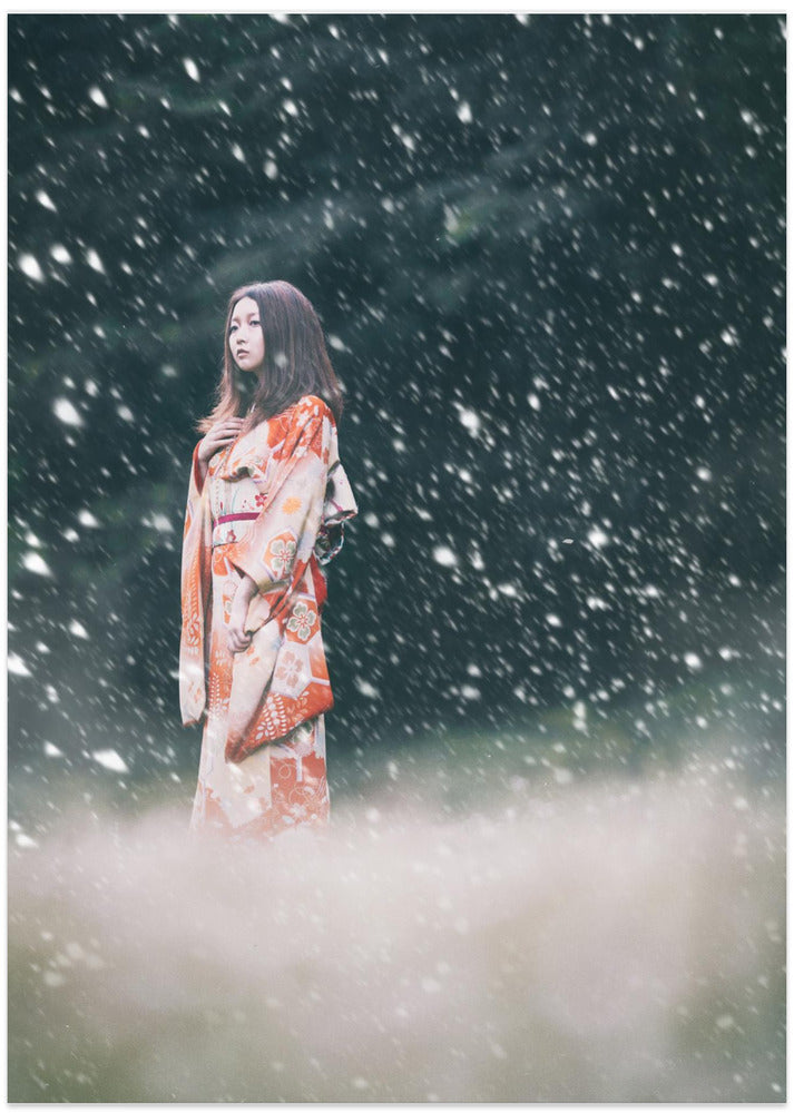 Princess in the Snow - Art Print by Daisuke Kiyota