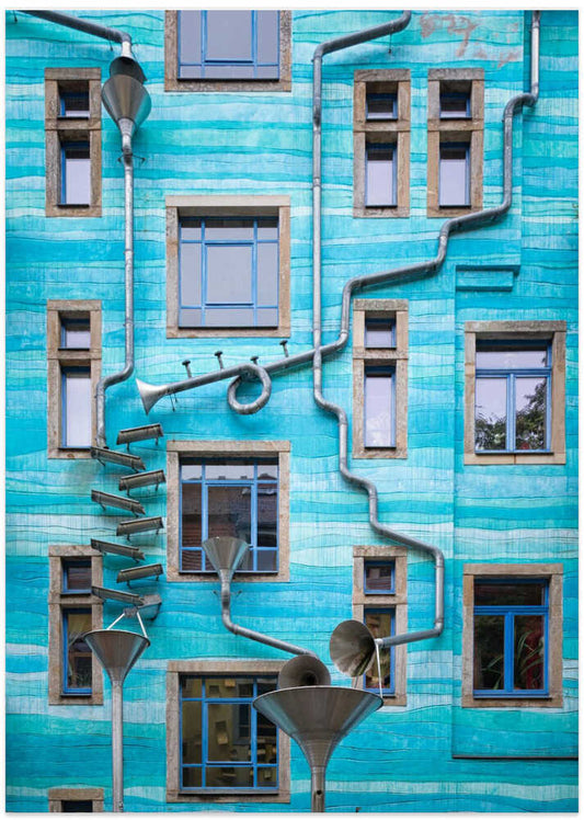 Art in the backyard - Photo Art Print by Peter Pfeiffer