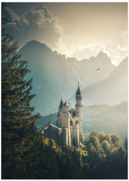 Neuschwanstein Castle - Art Print by Cuma Cevik