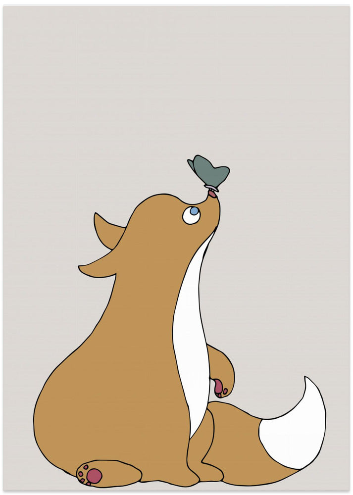 The Fox - Art Print by Pictufy Studio II