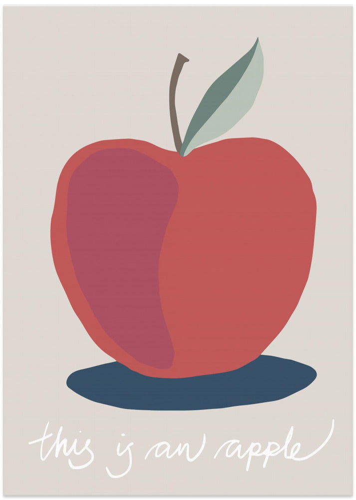 This is an Apple - Art Print by Pictufy Studio II