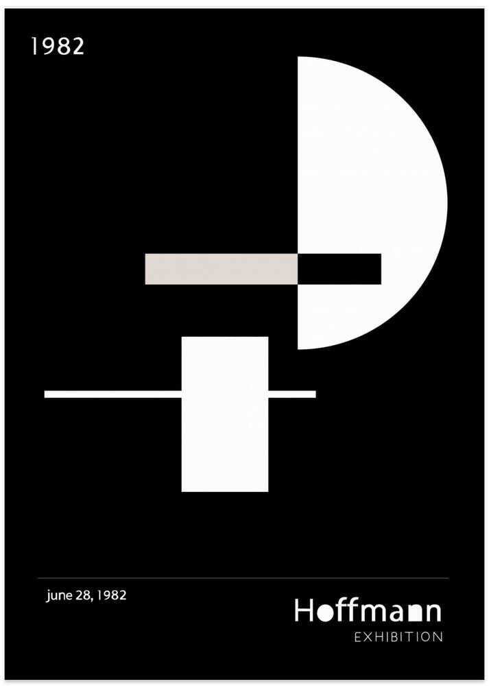 1982 Graphic - Art Print by Pictufy Studio II Exhibition Poster