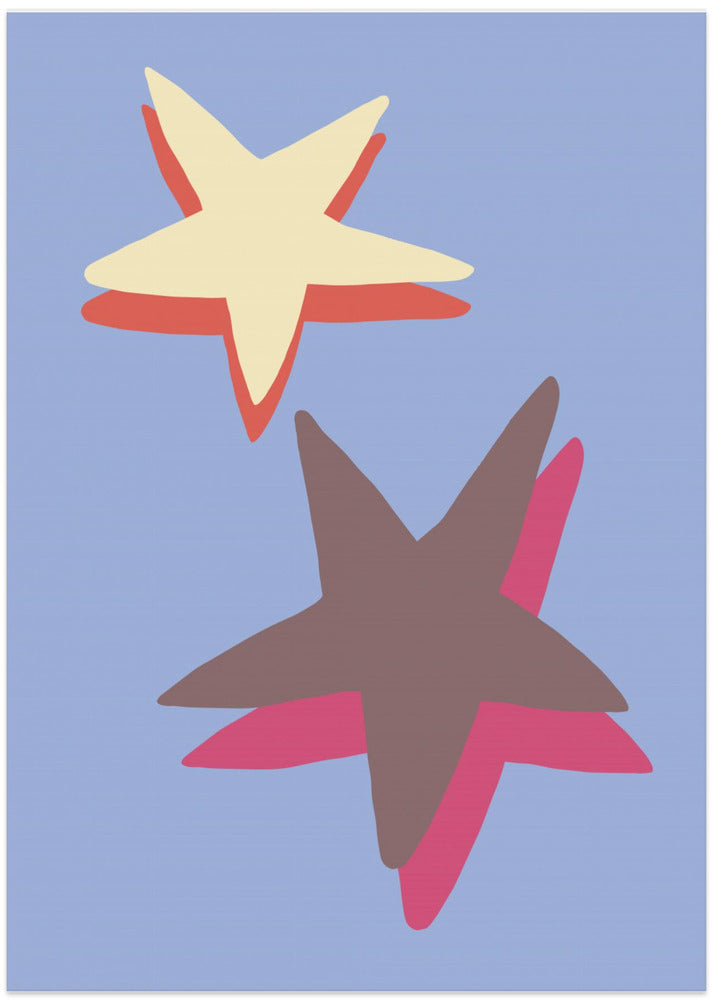 Blue Star - Art Print by Pictufy Studio