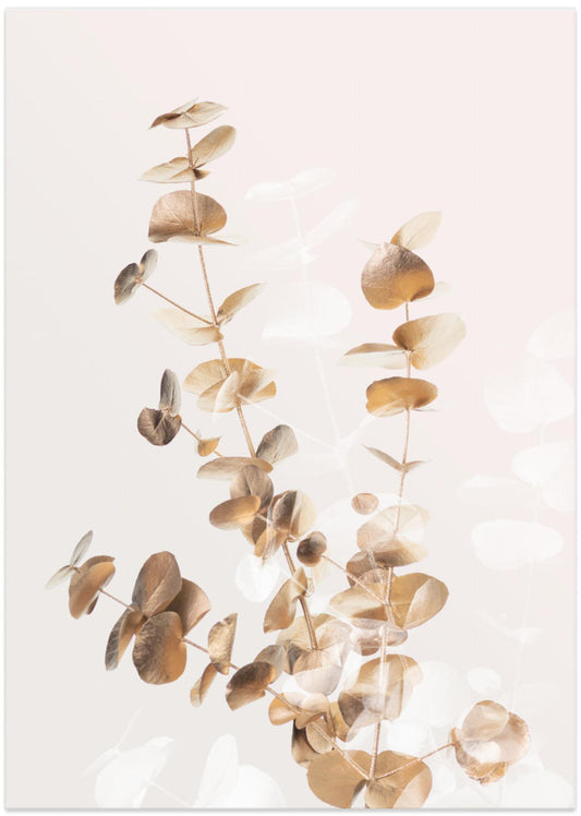 Eucalyptus Creative Gold 03 - Art Print by Pictufy Studio III