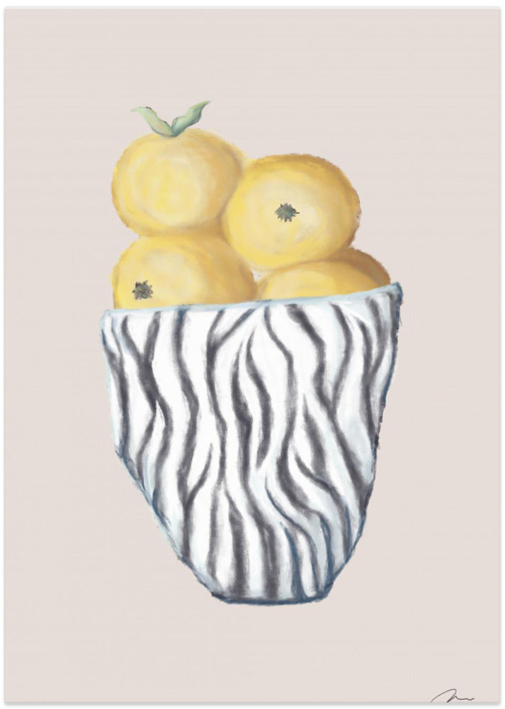 Zebra Bowl - Art Print by Pictufy Studio II