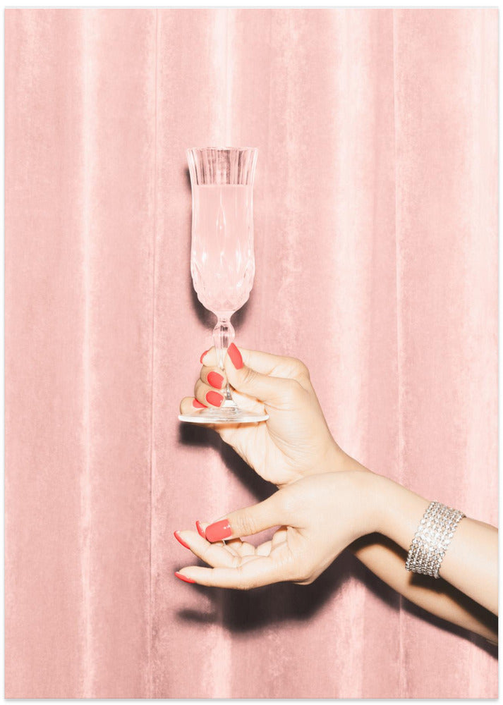 Here's To Pink 01 - Art Print by Pictufy Studio III