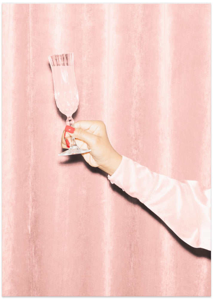 Here's To Pink 02 - Art Print by Pictufy Studio III