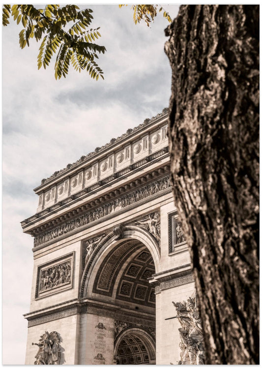 Arc de Triomphe Paris - Art Print by Pictufy Studio III