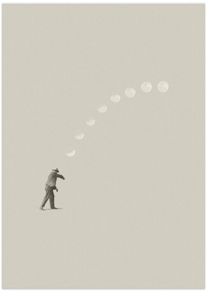 Lucky shot - Art Print by Maarten Léon