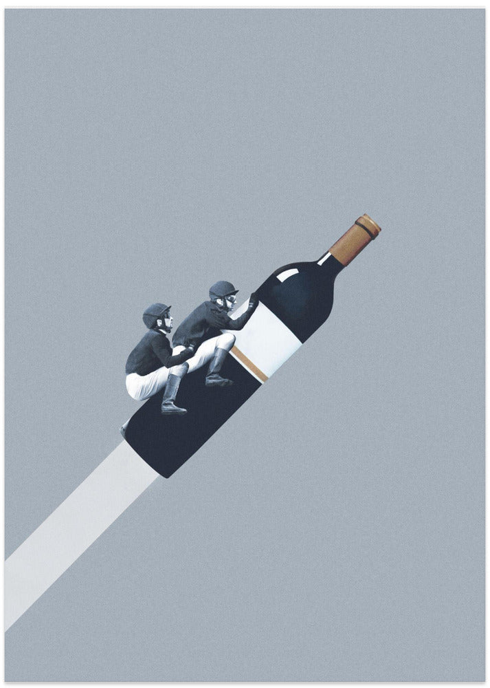 We ride until dawn - Art Print by Maarten Léon