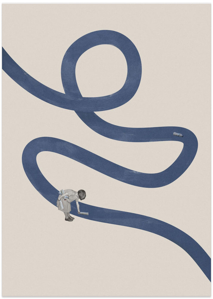 River cleanse - Art Print by Maarten Léon