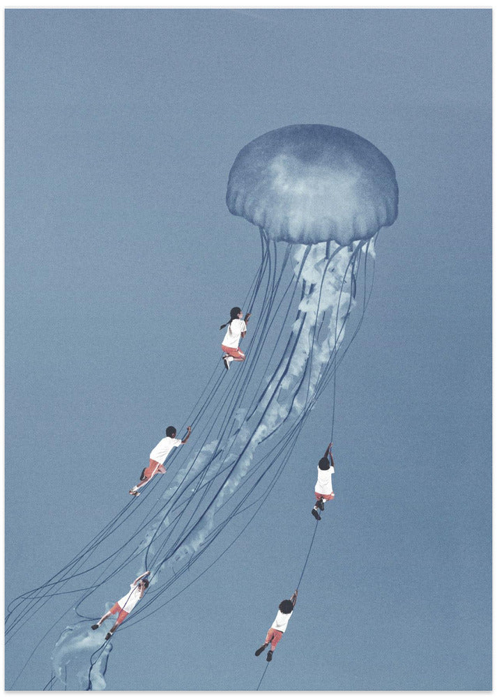 We came home smiling - Art Print by Maarten Léon