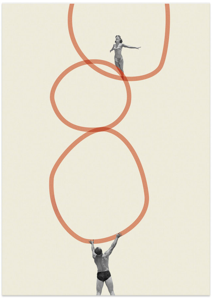 You make me feel everything - Art Print by Maarten Léon