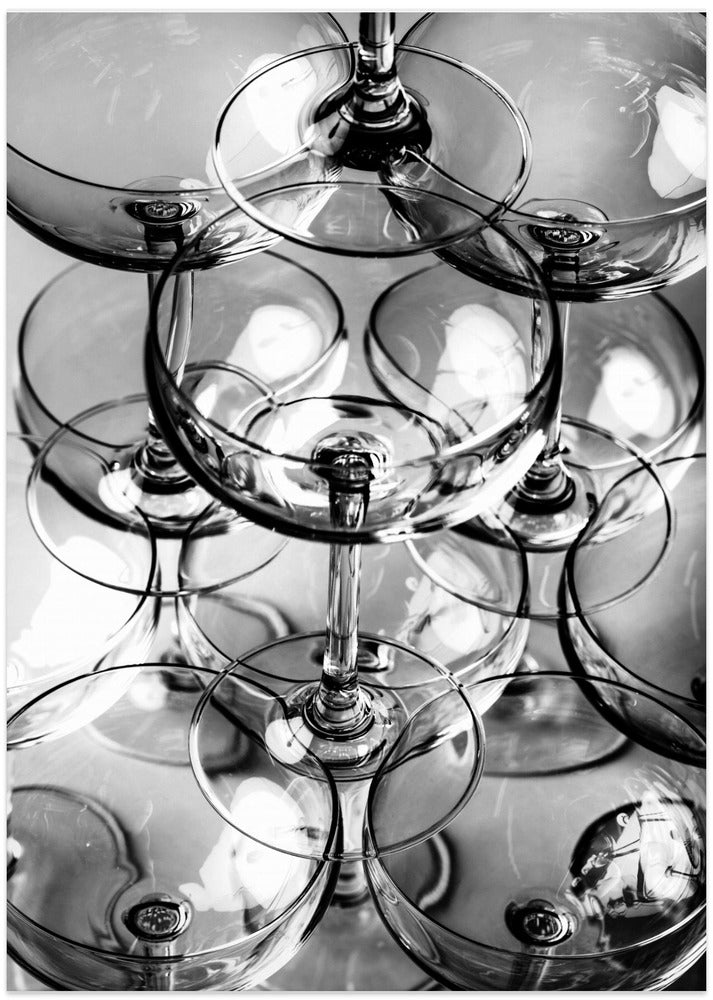 Champagne tower_8 - Art Print by Pictufy Studio III