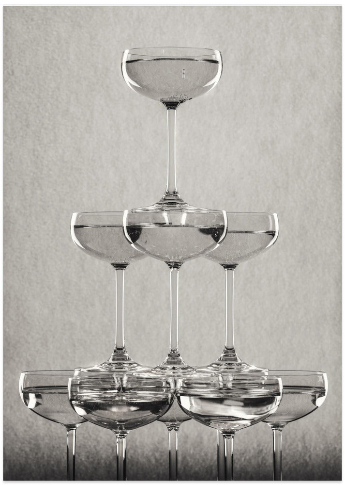 Champagne tower_9 - Art Print by Pictufy Studio III