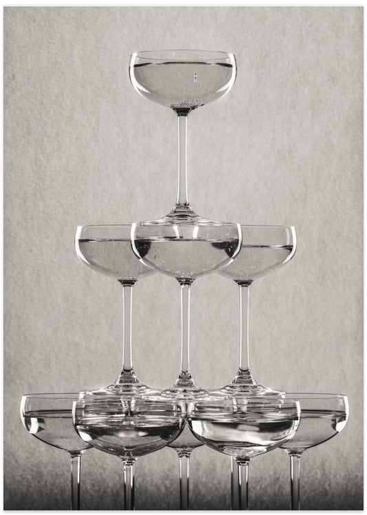 Champagne tower_9 - Art Print by Pictufy Studio III