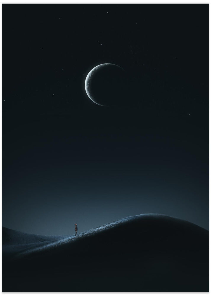light and silence - Art Print by cvv