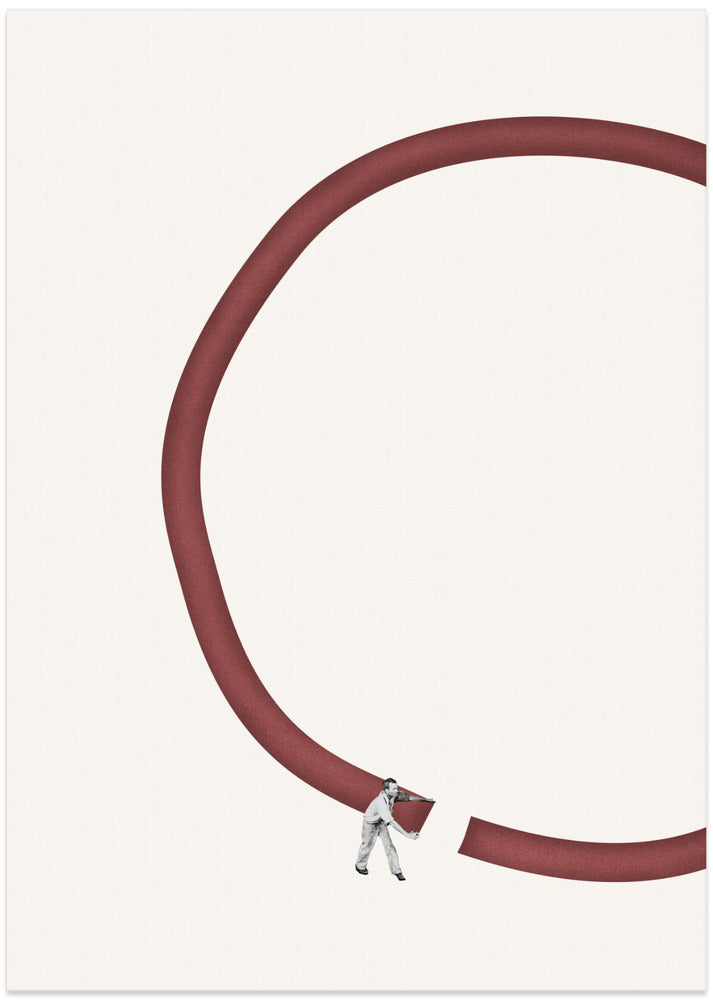 Let's reconnect - Art Print by Maarten Léon