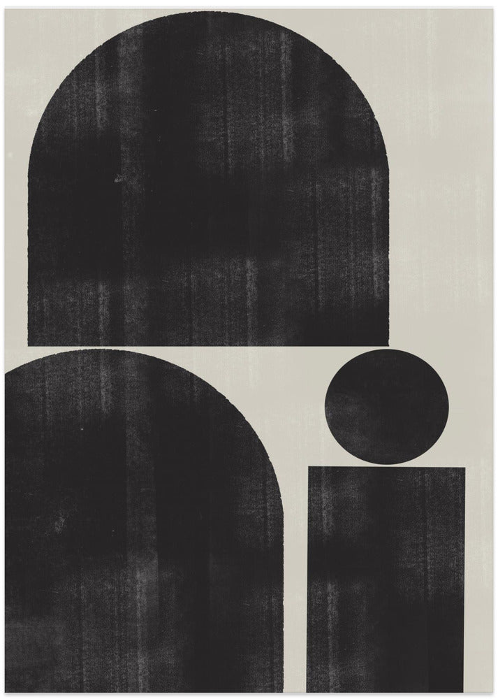 Geometric Silence - Art Print by THE MIUUS STUDIO