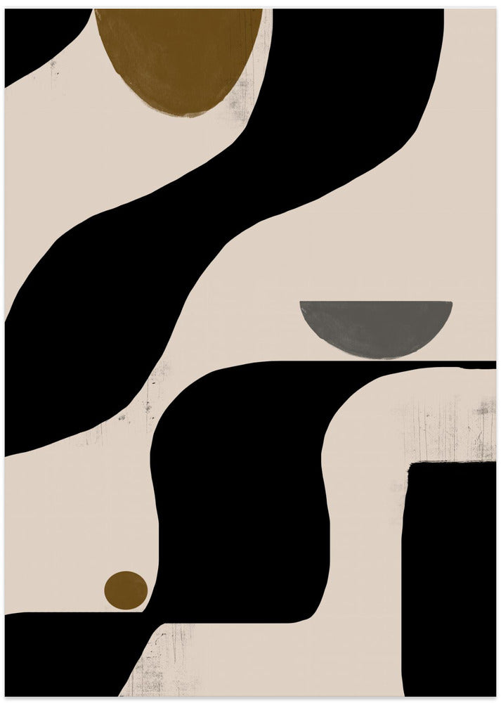 Fluid Geometrics - Art Print by THE MIUUS STUDIO