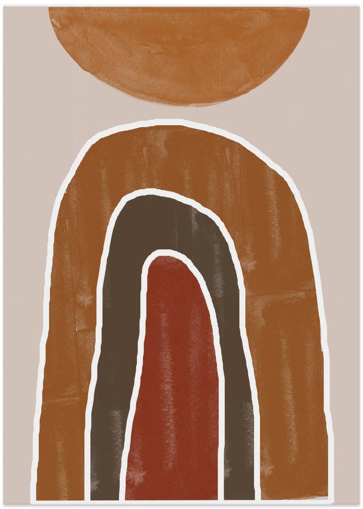 Earthy Arches - Art Print by THE MIUUS STUDIO