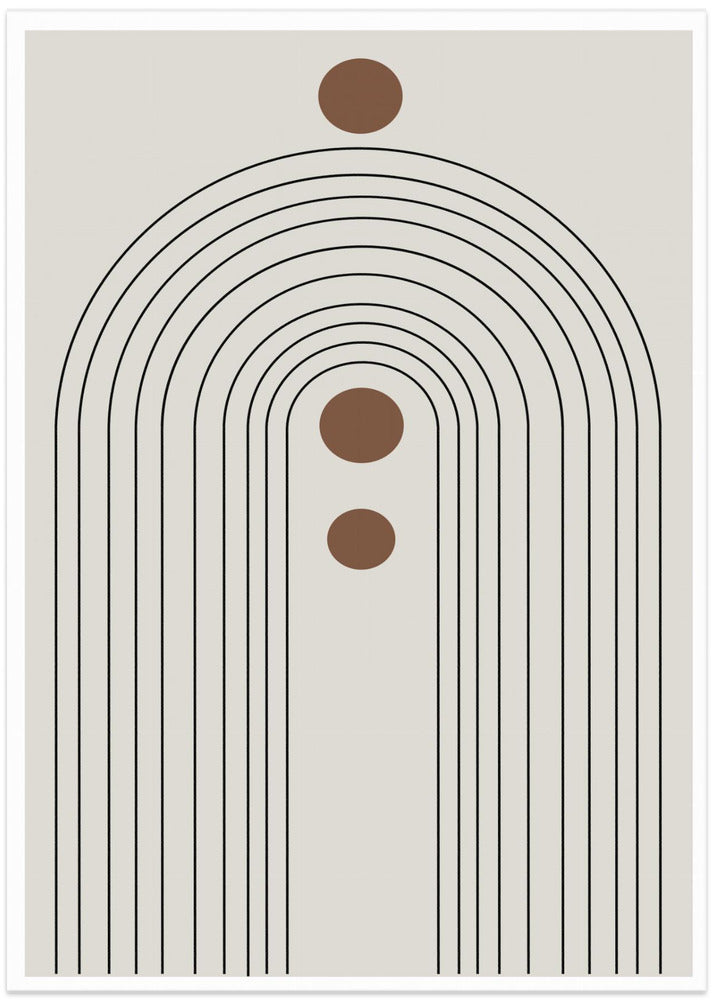 Retro Rainbow Echoes - Art Print by THE MIUUS STUDIO