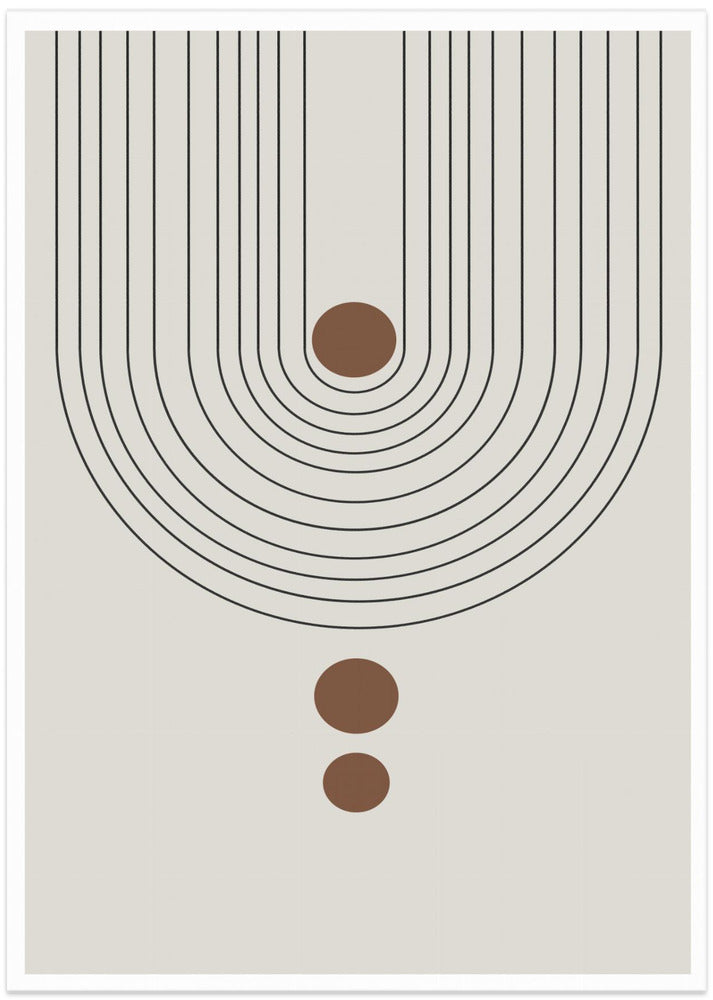 Curved Symmetry Elements - Art Print by THE MIUUS STUDIO