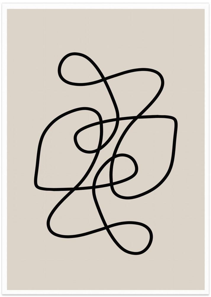 Endless Curves - Art Print by THE MIUUS STUDIO