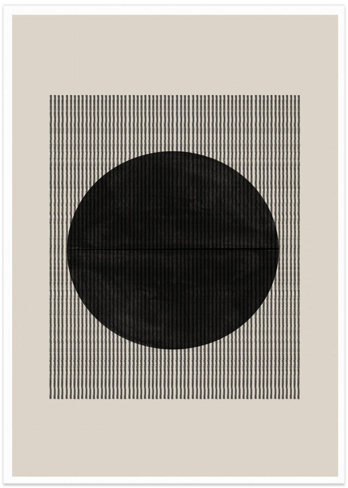 Circle Contrast - Art Print by THE MIUUS STUDIO