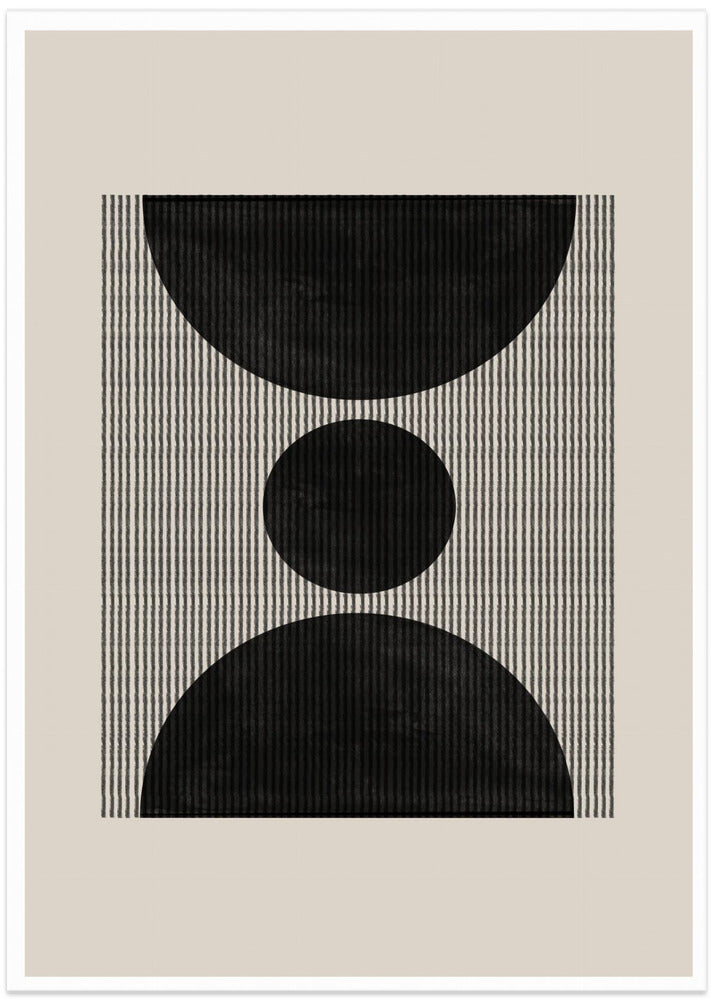Geometric Echoes - Art Print by THE MIUUS STUDIO