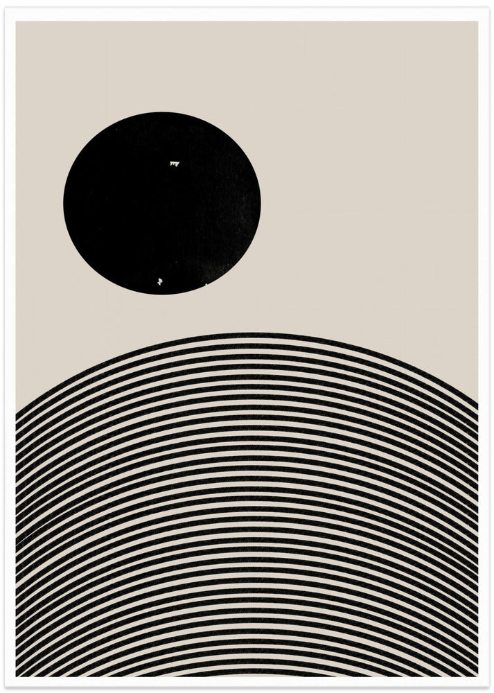 Circle and Curves - Art Print by THE MIUUS STUDIO