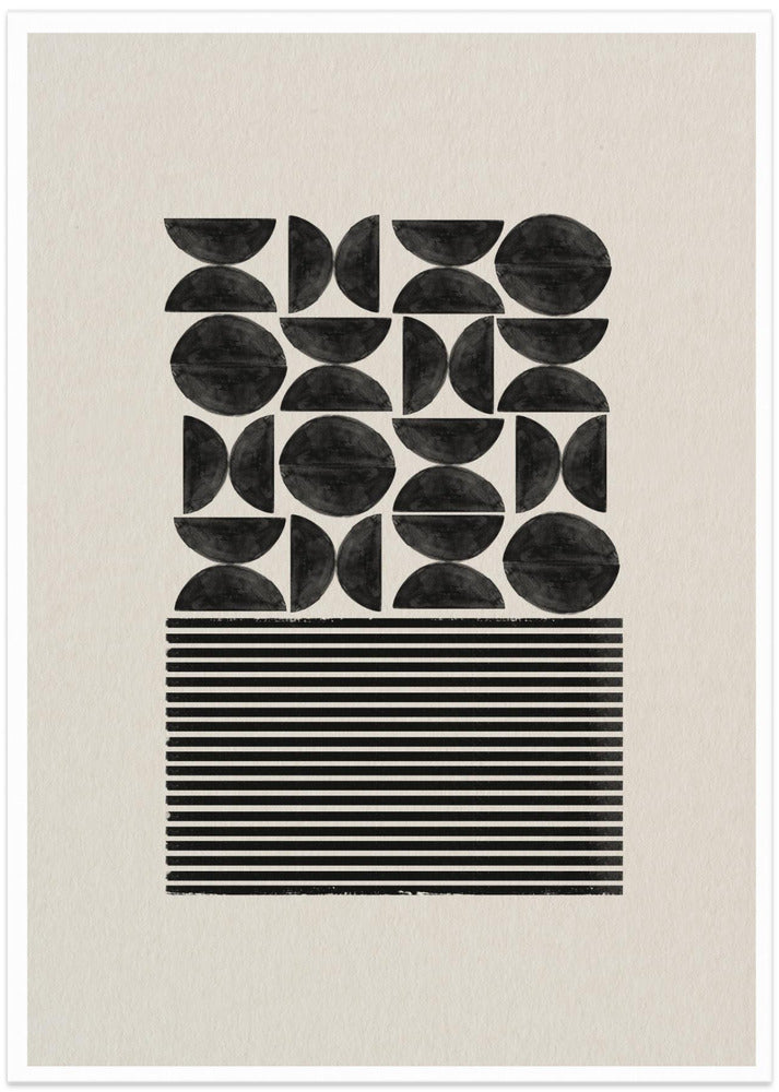 Geometric Balance - Art Print by THE MIUUS STUDIO