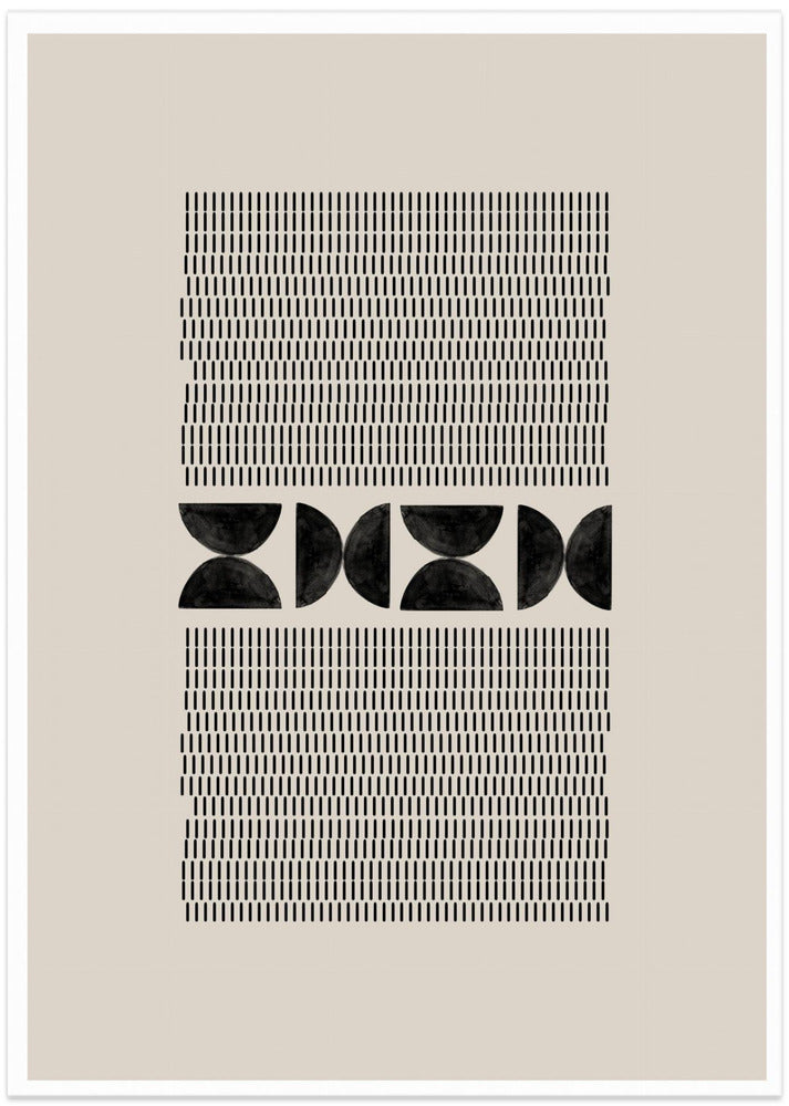 Geometric Harmony - Art Print by THE MIUUS STUDIO