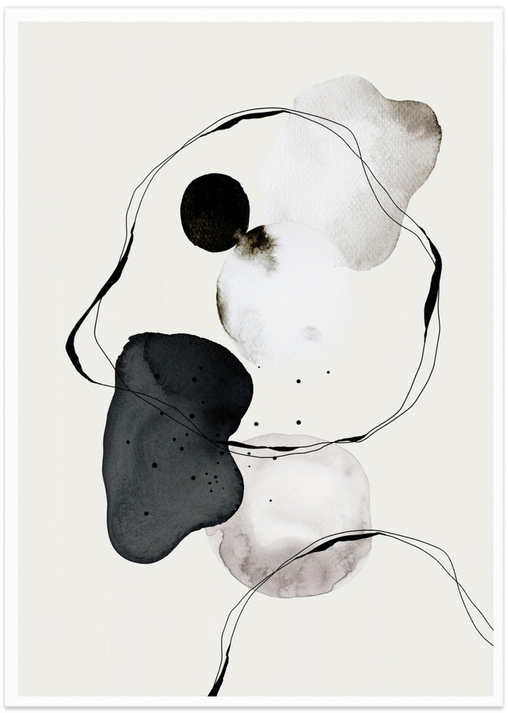 Monochrome Dance - Art Print by THE MIUUS STUDIO