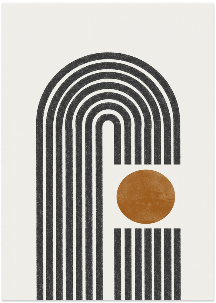 Sunset Curves - Art Print by THE MIUUS STUDIO