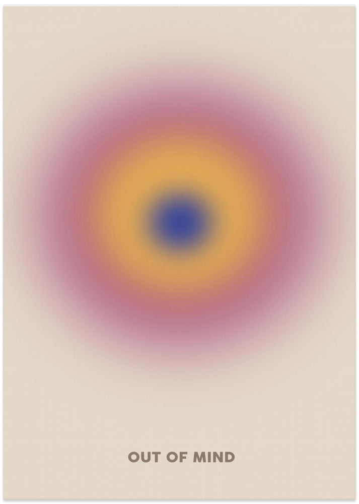 Colorful Concentric Glow - Art Print by THE MIUUS STUDIO